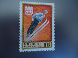 MONGOLIA   USED  STAMPS  OLYMPIC GAMES  INNSBRUCK 1976 - Mongolie