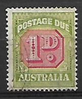 AUSTRALIE   -   Taxe   -   1938  .  Y&T N° 63 Oblitéré - Portomarken