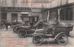 Thème Carte Postale :  Imprimerie  Héliotypie  Le Deley Service Auto Photographique    Rare    (voir Scan) - Andere & Zonder Classificatie