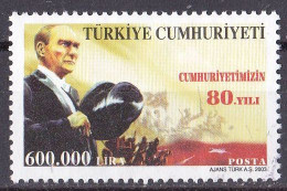 Türkei Marke Von 2003 O/used (A3-20) - Usati