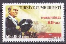 Türkei Marke Von 2003 O/used (A3-20) - Usados