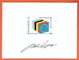 19P - Présidence Belge De L'Union Européenne - Projet Non Adopté 2002 - Abgelehnte Entwürfe [NA]