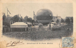 Thème   Aérostation.   Aérodrome De La Porte Maillot  Ballon   -  2  -      (voir Scan) - Mongolfiere