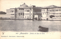 EGYPTE - ALEXANDRIE - Palais De Ras El Tine - Carte Postale Ancienne - Alexandria