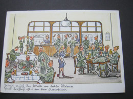1943 , Lüneburg , Feldpostkarte , Propaganda  Mit Truppensiegel - Storia Postale
