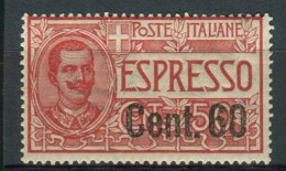 REGNO 1922 ESPRESSO 60 C. Su 50 C. ** MNH - Exprespost