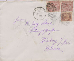 GB 1880 QV ½d Rose Rare Pl.20 (CX) Together With 1d Venetian-red (2 X, CB, DB) W. Barred Duplex-cancel "SURBITON / F36" - Brieven En Documenten