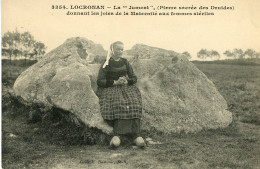 CPA Locroman,La Jument,pierre Sacrée Des Druides - Bretagne