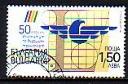 BULGARIA - 2021 - 50 Years Institute Of Air Transport - 1v Used (O) - Used Stamps