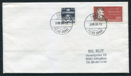 1988 Denmark Bornholm Ronne Ystad-Ronne Ship Cover - Lettres & Documents