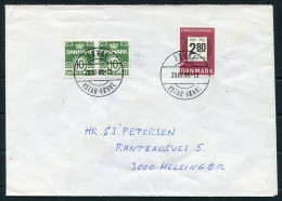 1988 Denmark Bornholm Ronne Ystad-Ronne Ship Cover - Covers & Documents