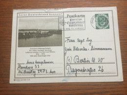30427 BRD Ganzsache Stationery Entier Postal P 17 DV 5.53 Ratzeburg Mit Mwst. Von Hamburg Kirchentag - Cartoline Illustrate - Usati