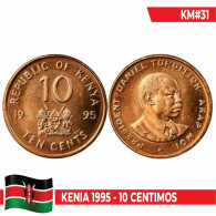 C1993.1# Kenia 1995. 10 Cts. Daniel T Arap Moi (SC) KM#31 - Kenya