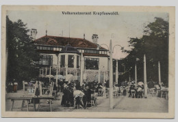 Wien XIX. Grinzing  Volksrestaurant Krapfenwaldl Gelaufen 1911y.   G218 - Grinzing