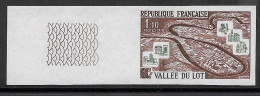 France 1974 La Vallée Du Lot Série Touristique Non Dentelé Imperforated Yv. 1807 *** - 1971-1980