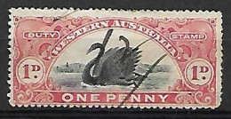 AUSTRALIE  OCCIDENTALE  -   FISCAL  -   Oblitéré Plume. - Used Stamps