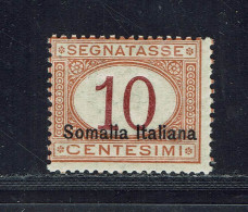 Somalie Italienne. 1909-20. Taxe N° 13. Surcharge (II) Neuf Sans Charnière XX. MNH . TB . - Somalie