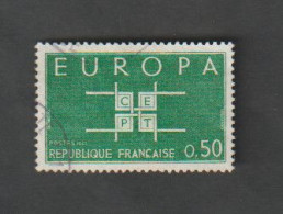 TIMBRES - N°1397 -Europa Vert    - 1963  -  Oblitéré  - - Unused Stamps