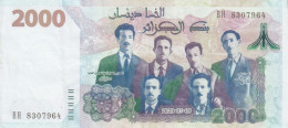 ALGERIA 2000 DINARS 2020 P-147 58th Anniversary Of Independence VF - Algerien