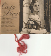 CALENDIARETTO - CASTA DIVA   1937 - Petit Format : 1921-40