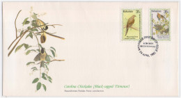 Mourning Dove, Carolina Chickadee Black Capped Titmouse Bird, Birds, Animal, Audubon FDC - Passeri