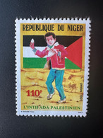 Niger 1991 Mi. 1126 L'Intifada Palestinien Palestine Drapeau Flag Fahne MNH ** 1 Val. - Níger (1960-...)