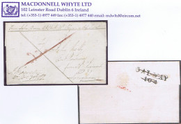 Ireland Military Galway 1833 Soldier's Rate "1" One Penny Letter 30th Regt To Loughrea, GALWAY/104 Mileage - Vorphilatelie