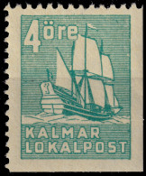 SUÈDE / SWEDEN - Local Post KALMAR 4öre Green - Mint NH** - Local Post Stamps