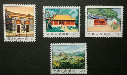 CHINE, 1969-72, Photos,  Scott N° 1019, 1021, 1022, 1029, Oblitérés - Used Stamps