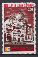 1974 Äquatorial-Guinea, Mi:GQ 364°, Yt:GQ 44-B°,  Holy Year 1975, Churches,  Cappella Colleoni Of Bergamo - Guinée Equatoriale