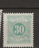 1877 MNH Sweden Mi 8-B Postfris** - Postage Due