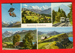 DAK-28   Beatenberg Niederhorn Multiviews. Gyger 33901  Gelaufen - Beatenberg