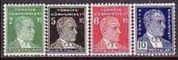 1940 TURKEY POSTAGE STAMPS OF THE FOURTH ATATURK ISSUE MINT WITHOUT GUM - Nuevos