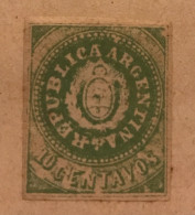 ARGENTINE, Armoiries -1862 Écu — Numéro Michel 6 - Unused Stamps