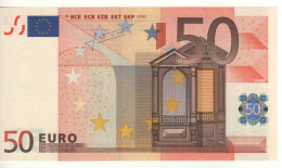 50 EURO  "X"  Germany    Firma Trichet    G 027 C2    /  FDS - UNC - 50 Euro