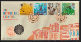 Great Britain 1998 - The Notting Hill Carnival Philatelic Numismatic Cover Limited - 1971-1980 Decimal Issues