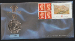 Great Britain 1998 - 50 Anniv. Of Prince Of Wales Philatelic Numismatic Cover Limited - 1971-1980 Decimal Issues