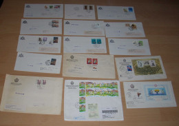 San Marino Ca 1983-2006 Collection 15 Airmail Covers To USA - Storia Postale