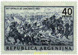 698493 MNH ARGENTINA 1967 150 ANIVERSARIO DE LA BATALLA DE CHACABUCO. - Used Stamps