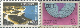 698497 MNH ARGENTINA 1968 4 ASANBLE DE LA COMISION CONSULTIVA INTERNACIONAL DE TELEGRAFOS - Gebruikt