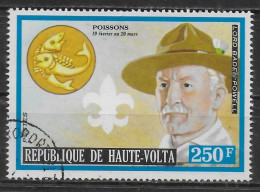HAUTE VOLTA  N° 319 Oblitere Scoutisme Baden Powell Poisson - Used Stamps