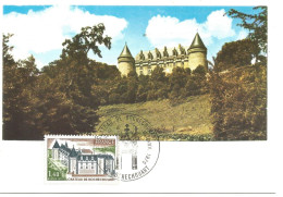 France Carte Maximum (1975 ) Le Château De Rochechouart (Haute-vienne) - 1970-1979