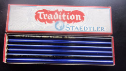 ️ RARE COMME NEUF DANS BOITE ORIGINE STAEDTLER 1662 TRADITION 401 MEDIUM 12 CRAYONS INK PENCIL GERMANY - Lapiceros