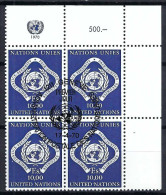 NATIONS UNIES (B. De Genève) Ca.1969: Bloc De 4 CDF Du Y&T 14, Obl. PJ - Oblitérés