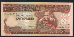 ETHIOPIA P48d  10 BIRR  1998/2006 #DA   UNC. - Ethiopia
