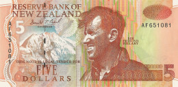 NOUVELLE-ZELANDE 1992 5 Dollar - P.177a.1 Neuf UNC - Nuova Zelanda