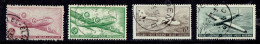 Lot De 4 Timbres Poste Aérienne Oblitérés (PA 9, PA 10a, PA 28, PA 29) - Oblitérés