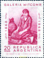 254975 MNH ARGENTINA 1968 100 AÑOS DE LA GALERIA WITCOMB DE BUENOS AIRES - Used Stamps