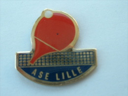 PIN'S TENNIS DE TABLE - ASE LILLE - Tischtennis