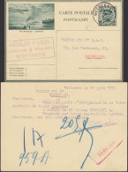 Belgique 1930- Entier Postal Sur Carte Postale De Wetteren à Destination Bruxelles..................(DD) DC-11474 - 1931-1934 Kepi